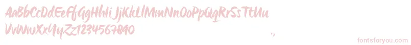OrigoTrial Font – Pink Fonts on White Background