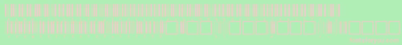 C39hrp24dmtt Font – Pink Fonts on Green Background