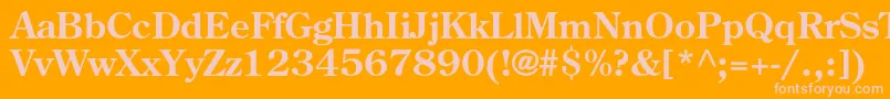 More about CenturyoldstylestdBold Font CenturyoldstylestdBold Font – Pink Fonts on Orange Background