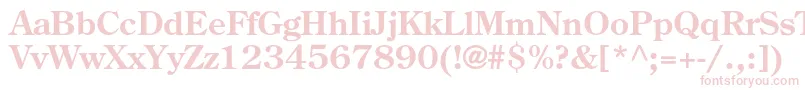 CenturyoldstylestdBold Font – Pink Fonts on White Background