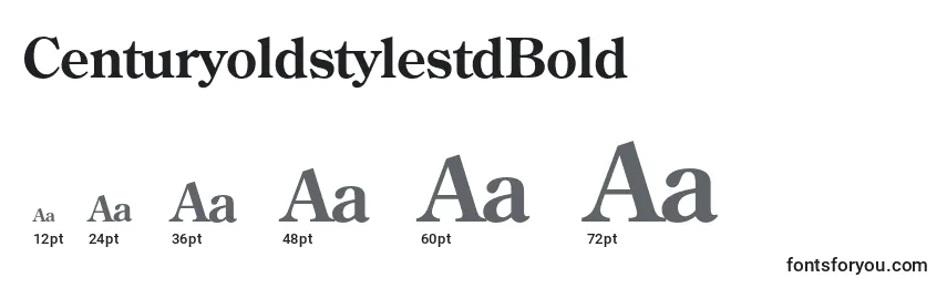 CenturyoldstylestdBold Font Sizes