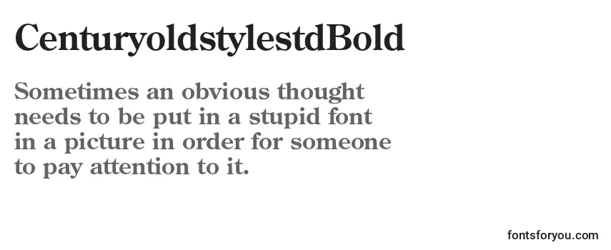 CenturyoldstylestdBold Font