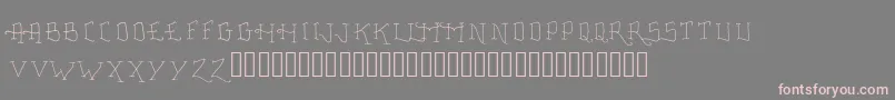 fuente FancyTattooScript – Fuentes Rosadas Sobre Fondo Gris