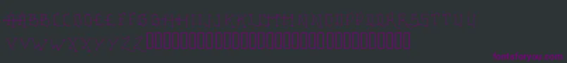 FancyTattooScript Font – Purple Fonts on Black Background