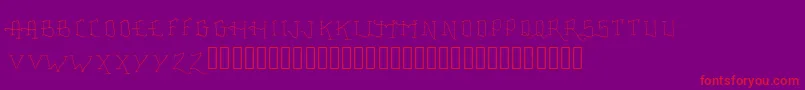 fuente FancyTattooScript – Fuentes Rojas Sobre Fondo Morado