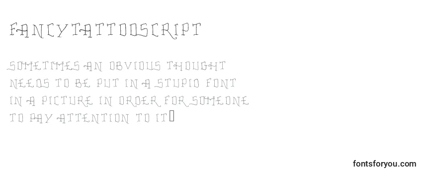 FancyTattooScript Font