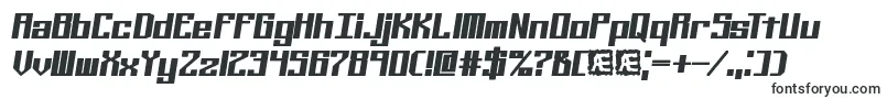Шрифт KaliberSolidBrk – очерченные шрифты