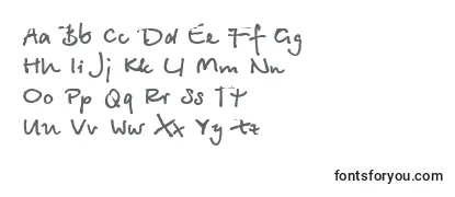 Schriftart Betinascript ffy