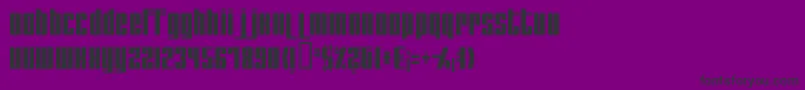 Remakeoffabulous2Light Font – Black Fonts on Purple Background