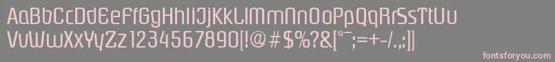 PasadenaSerialRegularDb Font – Pink Fonts on Gray Background