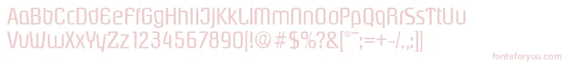 PasadenaSerialRegularDb Font – Pink Fonts on White Background