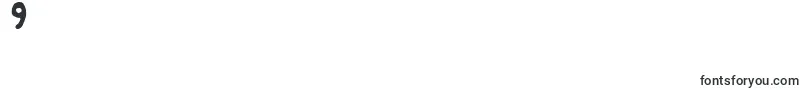 フォントBlambotcustom – フォント数字9