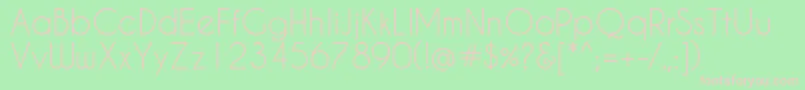 More about Caviardreams Font Caviardreams Font – Pink Fonts on Green Background