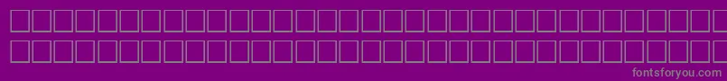 Fonte NoldeRegular – fontes cinzas em um fundo violeta
