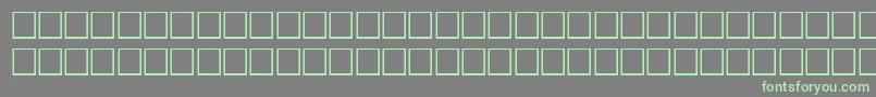Шрифт NoldeRegular – зелёные шрифты на сером фоне