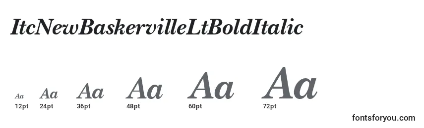 ItcNewBaskervilleLtBoldItalic Font Sizes