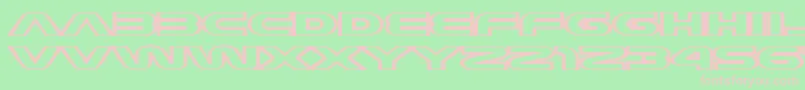JoyCircuit Font – Pink Fonts on Green Background