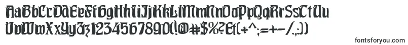 Czcionka Pittoresk – rosta typografia
