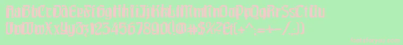 Lisätietoja Pittoresk-fontista Pittoresk-fontti – vaaleanpunaiset fontit vihreällä taustalla