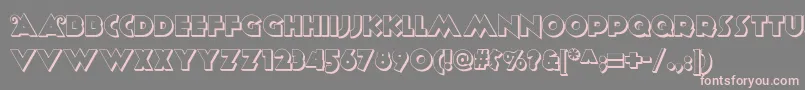 Anagram ffy Font – Pink Fonts on Gray Background