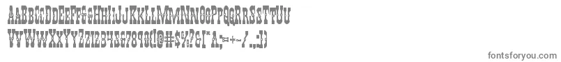 フォントYoungerbrosbold – 白い背景に灰色の文字