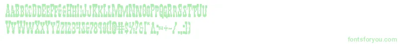 Youngerbrosbold Font – Green Fonts on White Background
