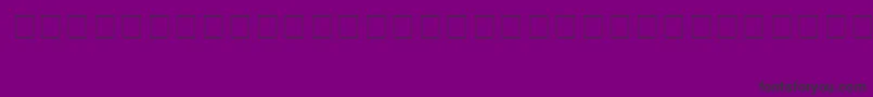 MacDingbats Font – Black Fonts on Purple Background