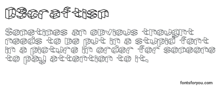 D3craftism Font