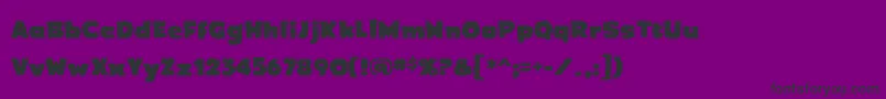 Crimewavebb Font – Black Fonts on Purple Background