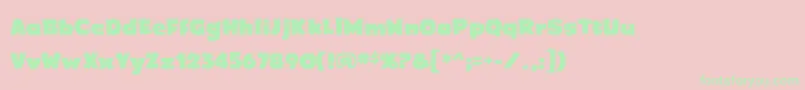 Crimewavebb Font – Green Fonts on Pink Background