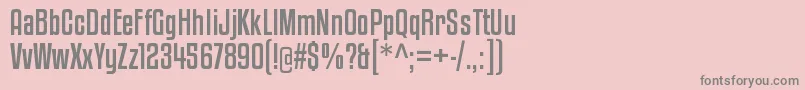 KenyancoffeergRegular Font – Gray Fonts on Pink Background