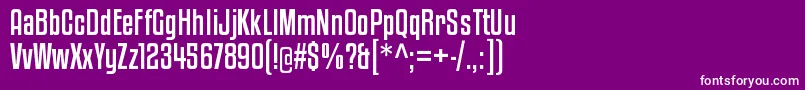 KenyancoffeergRegular Font – White Fonts on Purple Background