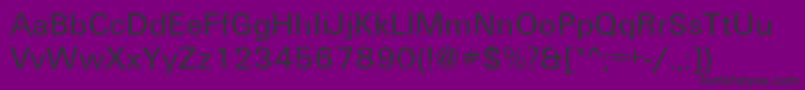 Tradewind Font – Black Fonts on Purple Background