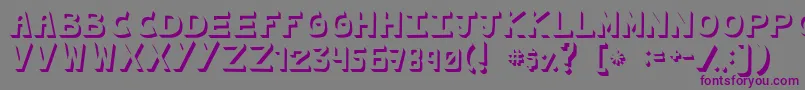 Шрифт CachetonaLlena – фиолетовые шрифты на сером фоне