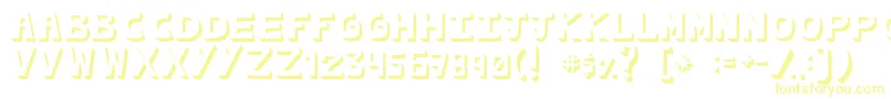 Шрифт CachetonaLlena – жёлтые шрифты