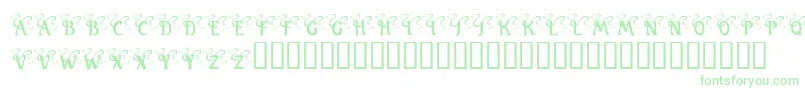 KrWeddingBells-Schriftart – Grüne Schriften