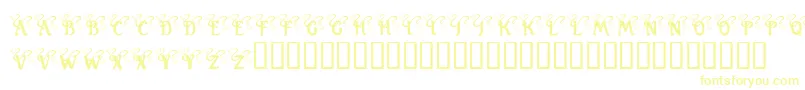 KrWeddingBells Font – Yellow Fonts