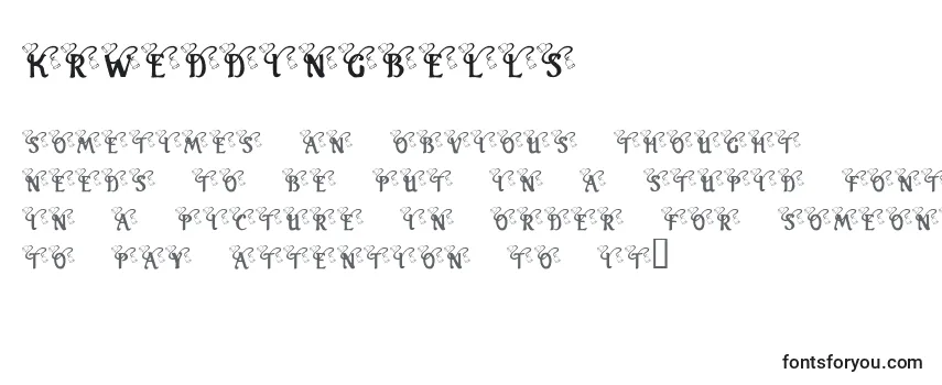 Review of the KrWeddingBells Font