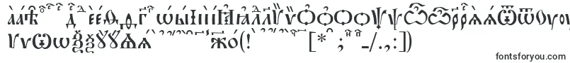 フォントPochaevskKucs – 国字