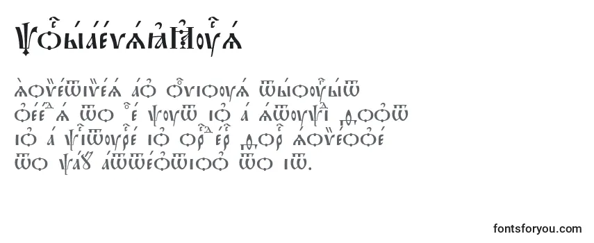 PochaevskKucs Font