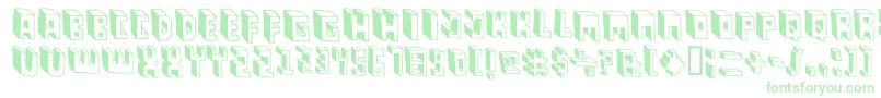PastasBlack Font – Green Fonts on White Background
