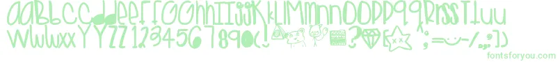 Lisätietoja Goldenteddys-fontista Goldenteddys-fontti – vihreät fontit
