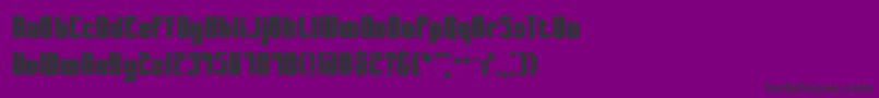 WagerLostBrk Font – Black Fonts on Purple Background