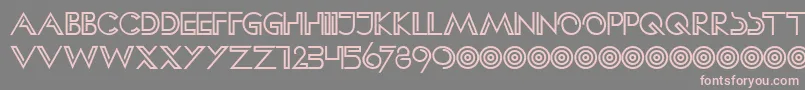 HffClipHanger Font – Pink Fonts on Gray Background