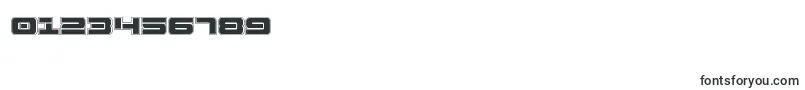 Strikelordacad Font – Fonts for Numbers and Digits