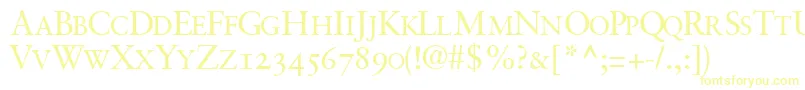 GaramondretrospectiveosscapssskRegular Font – Yellow Fonts