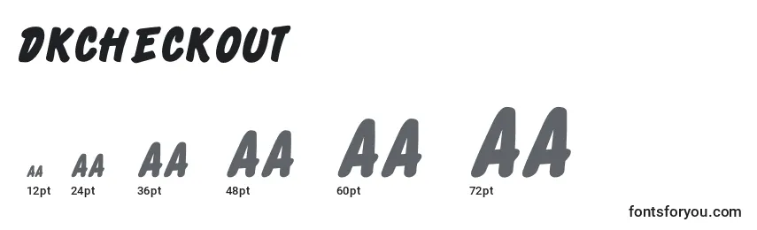 DkCheckout Font Sizes