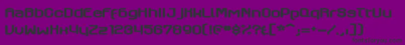 AxaxaxRegular Font – Black Fonts on Purple Background