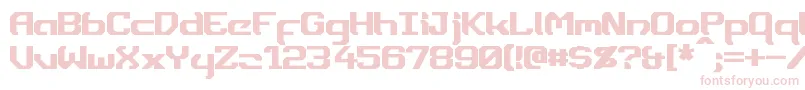 Dynotherm Font – Pink Fonts on White Background