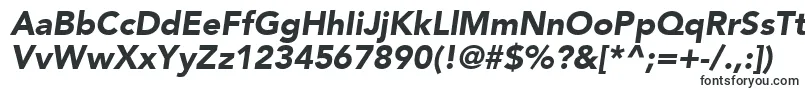 ExpoBlackSsiBlackItalic-fontti – Televisioon tarkoitetut fontit